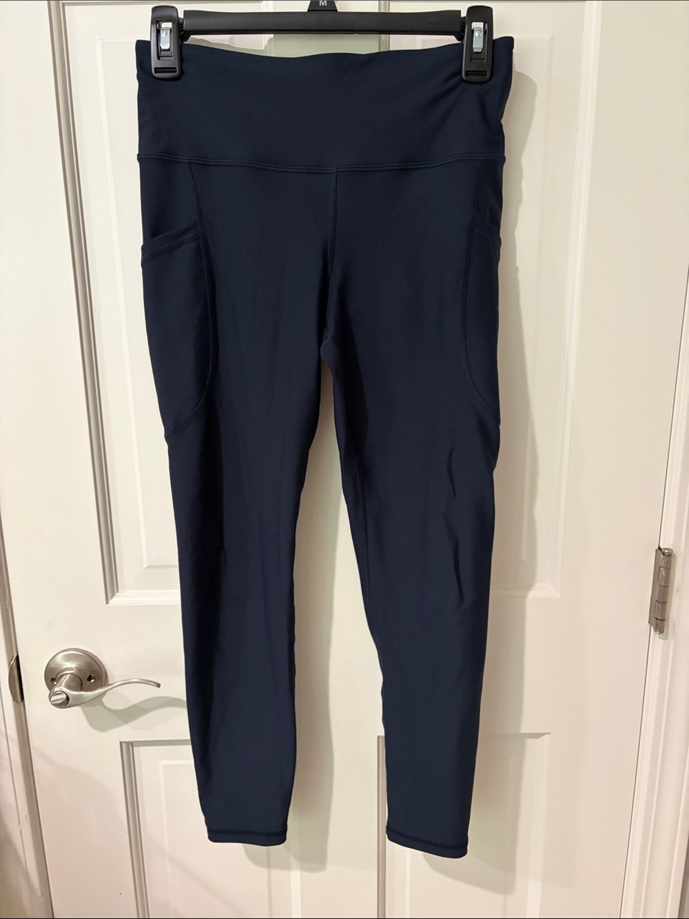 Old Navy Dark Navy Powersoft High-Rise Leggings with Side Pockets